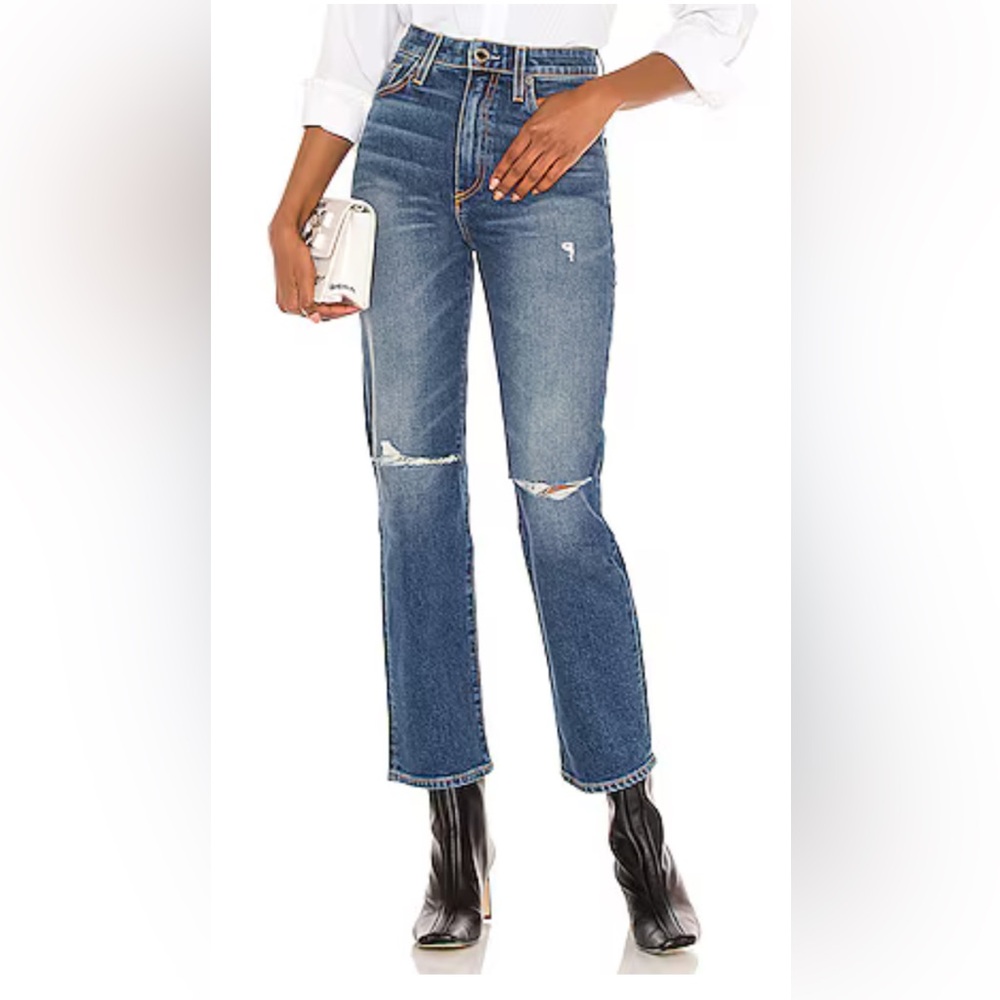 NWT REVOLVES LE JEAN MIA High Rise Relaxed Straight Leg Jean